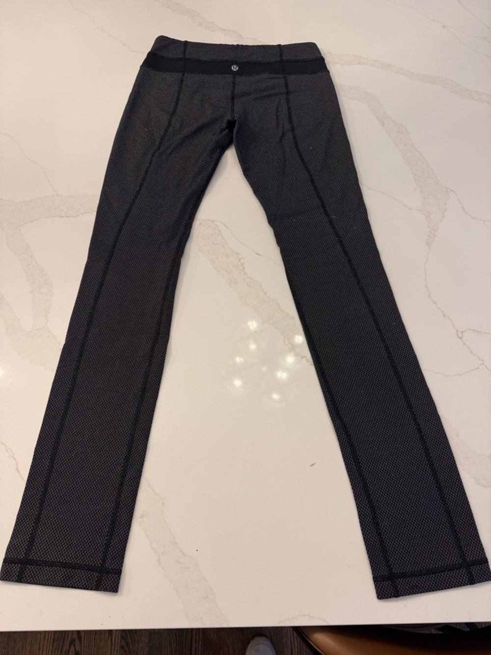 lululemon athletica Black Microdot Leggings